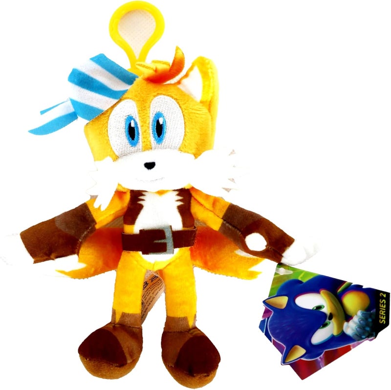 Sonic Prime : Plush Clip 6-Inch - Netflix Series, Licensed, Boys & Girls, Huggable Sonic - Image 3
