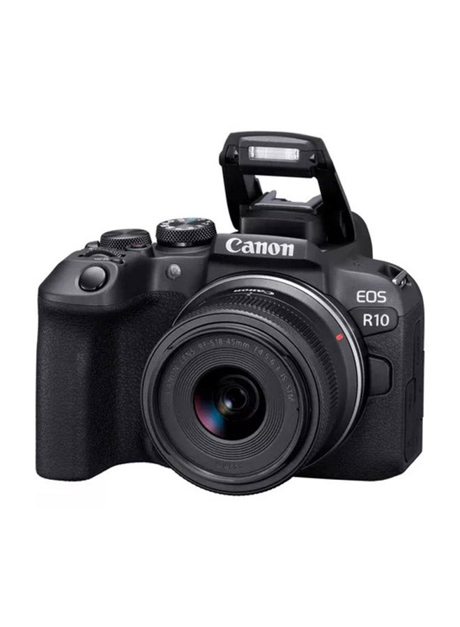 كانون كاميرا EOS R10 بدون مرآة + عدسة RF-S مقاس 18-45 مم F4.5-6.3 IS STM - Image 3
