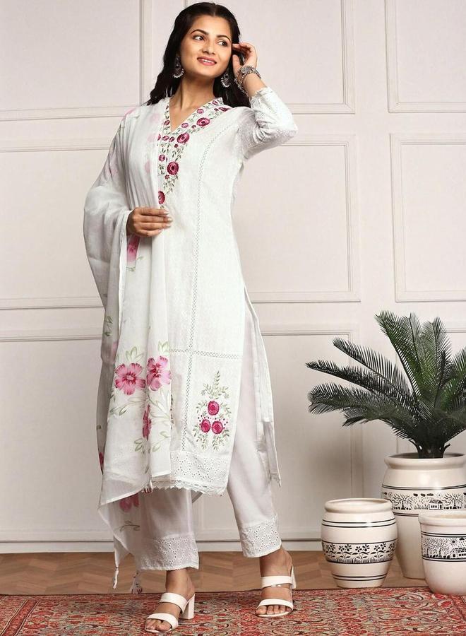 آي شين طقم من كورتا وبنطال مع دوباتا - Image 1