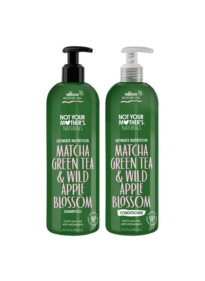 Not Your Mother's Not Your Mother's Naturals Essential Nourish Shampoo & Conditioner Set - 15.2 fl oz - Sulfate-Free Hair Products - Matcha Green Tea & Apple Blossom  - Image 1