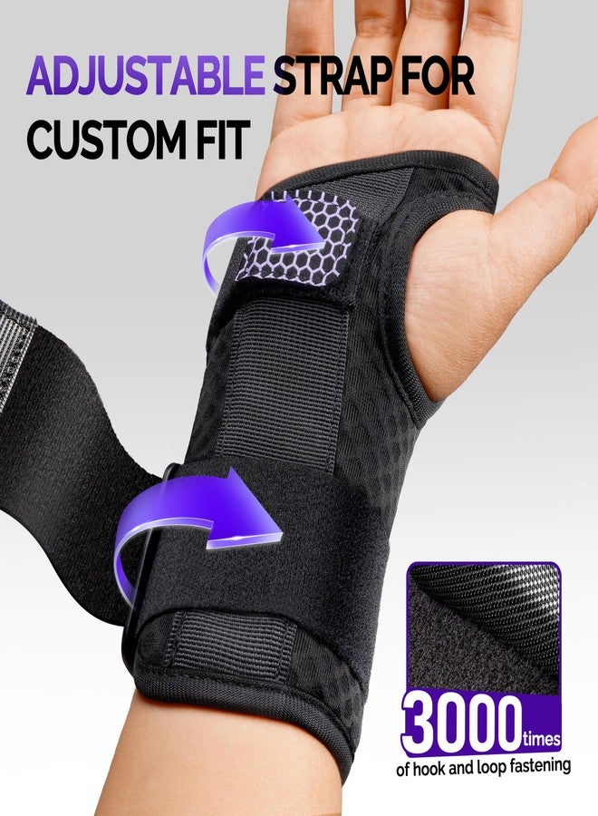FEATOL Wrist Brace with Ergonomic Wrist Splint Right Hand, Breathable Hand Support for Women and Men, Pain Relief for Carpal Tunnel, Tendonitis & Daily Work, Medium - Image 4