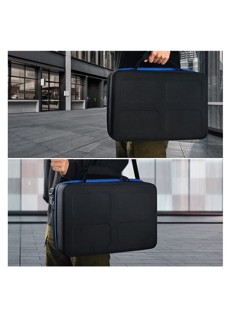 XICEN - Carrying Case for Playstation 5 Console, Travel Case for PS5 Compatible with Disc& Digital Edition with Base On, Hard Shell Storage Bag for PS5 DualSense Controllers/Pulse 3D Headset/Cords and Other - Image 1