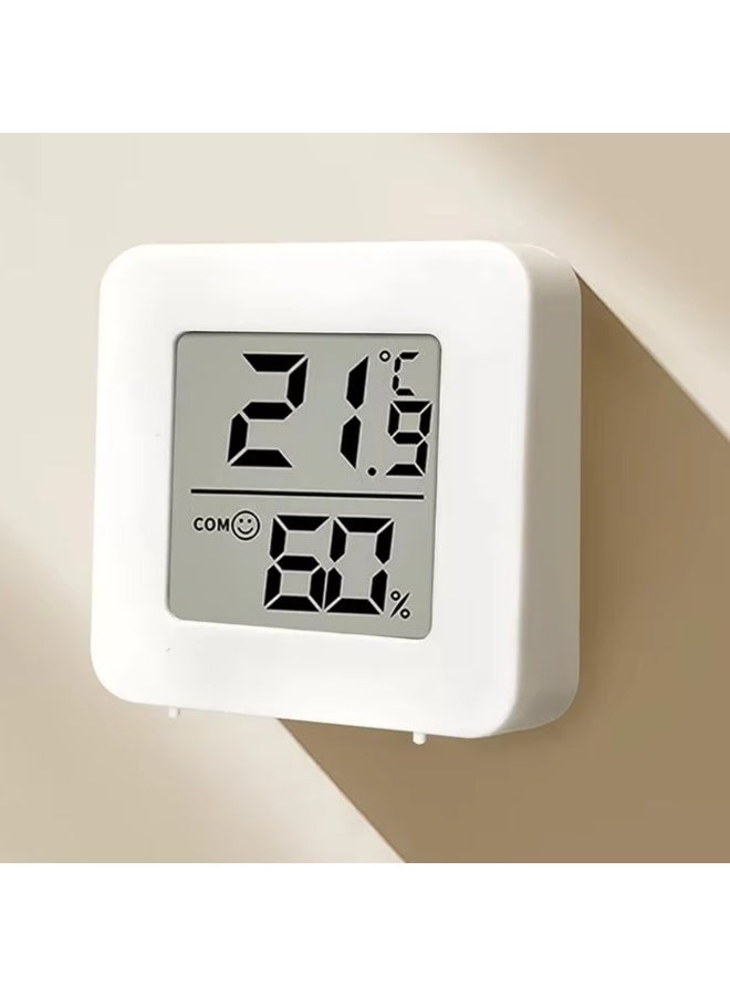 Cloovvie Digital Thermometer Hygrometer, Indoor Temperature and Humidity Monitor with High Precision Sensor, Clear LCD Display, Comfort Indicator, Compact Design for Home, Bedroom, Baby Room, Office and Travel - Image 1