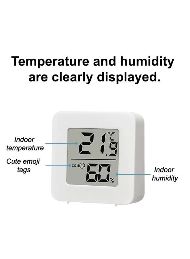 Cloovvie Digital Thermometer Hygrometer, Indoor Temperature and Humidity Monitor with High Precision Sensor, Clear LCD Display, Comfort Indicator, Compact Design for Home, Bedroom, Baby Room, Office and Travel - Image 5