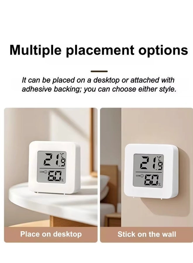 Cloovvie Digital Thermometer Hygrometer, Indoor Temperature and Humidity Monitor with High Precision Sensor, Clear LCD Display, Comfort Indicator, Compact Design for Home, Bedroom, Baby Room, Office and Travel - Image 4