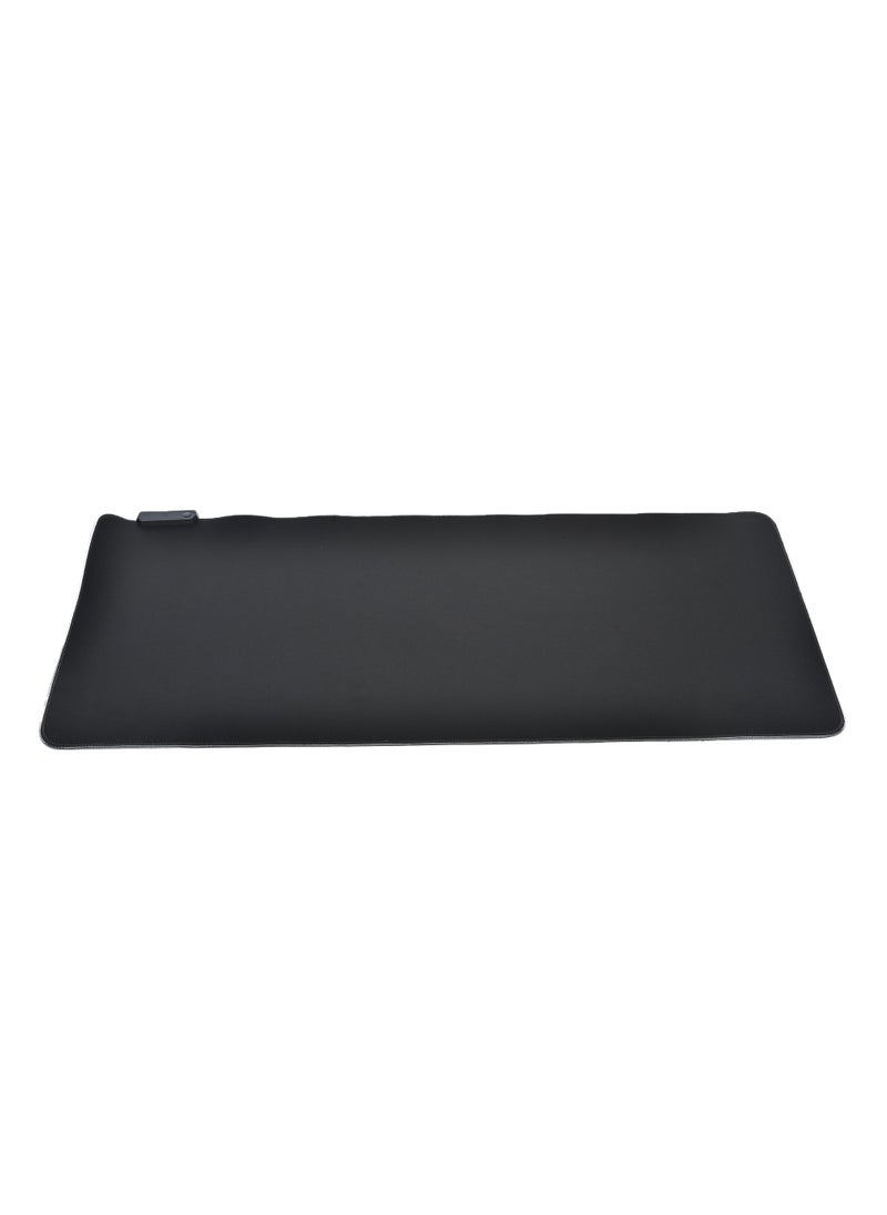 Generic - RGB Rubber Speed Surface Mouse Pad Its Works Great with All Mouse Sensor With Lighting Edges For Gaming  90x40 CM - Black - Image 1