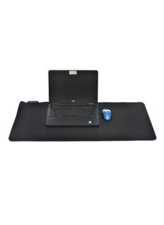 RGB Rubber Speed Surface Mouse Pad Its Works Great with All Mouse Sensor With Lighting Edges For Gaming  90x40 CM - Black