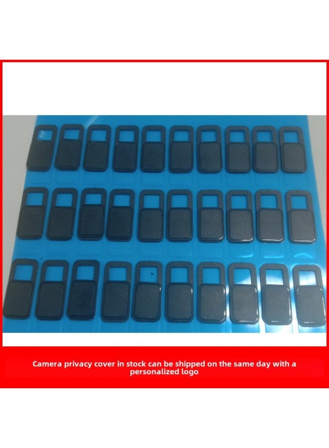 Mobile Phone Camera Cover Sticker Webcam Cover Tablet PC Lens Protection Cover Sliding Privacy Cover-Color:Black Bare Metal  - Image 3