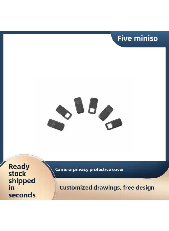 Mobile Phone Camera Cover Sticker Webcam Cover Tablet PC Lens Protection Cover Sliding Privacy Cover-Color:Black Bare Metal  - Image 1