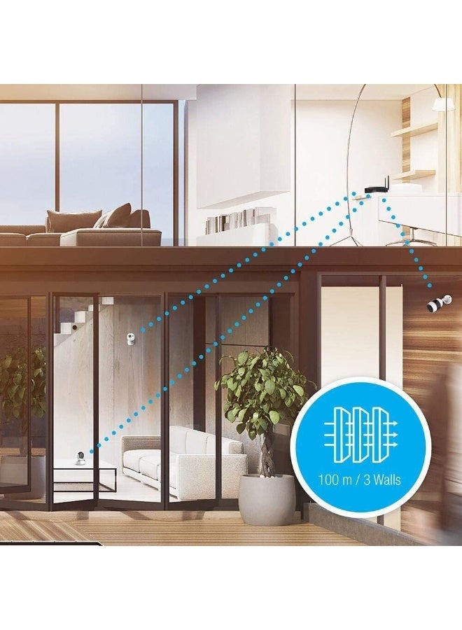إيزفيز EZVIZ X5S-4W Wireless NVR | Connect Upto 4 1080p Wi-Fi Camera | VGA & HDMI Output to View Live or Recording | Wi-Fi Signal Upto 300ft/100m | Upto 8TB Storage | Third Party Compatibility - Image 2