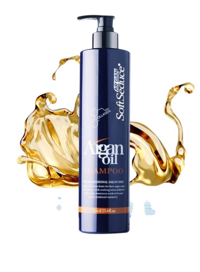 SoftSeduce Argan Oil & Collagen Shampoo for Hair Care, 500ml - Image 1