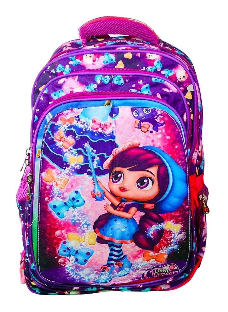 Generic Little Charmers Pink School Backpack with 2 Bags - G.B  - Image 2