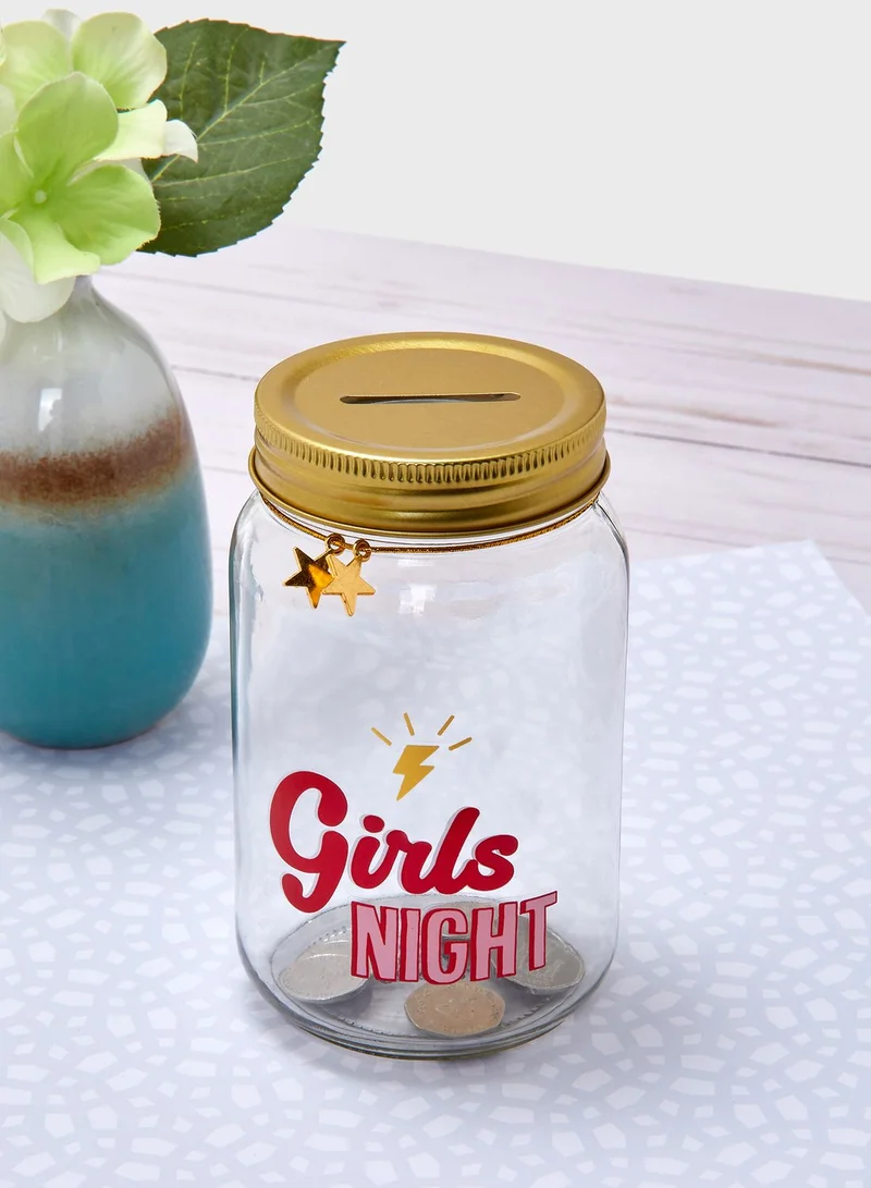 Sass & Belle Girls Night Money Jar