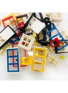 Taken All 82 Piece Windows & Doors & Fences Sets Building Block Toy Compatible Major Brands Children Gifts  - Image 1