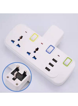 2 مقبس USB الجدار شاحن ( 3 USB ) ، البريطانية القياسية المسامية محول مع مفتاح مستقل ، المنزل / المكتب / السفر متعددة المقبس موسع ، مع السلطة تبديل الجدار المكونات ، أبيض - pzsku/ZF9C89B2151342D9A48DBZ/45/1742372283/3f599416-abea-41ae-afa1-0cc0dbe45ecf