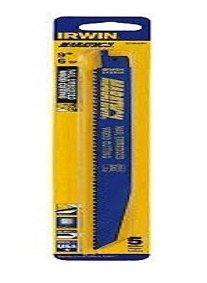 Irwin Tools IRWIN Reciprocating Saw Blades, Wood with Nails, 6-Inch, 6 TPI, 25-Pack (372656B) - Image 1