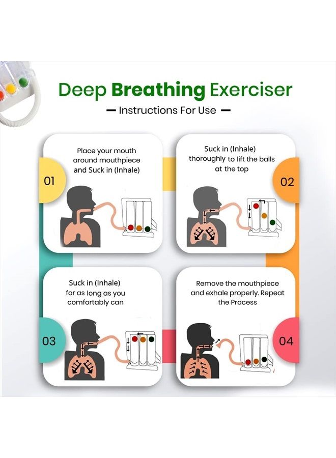 SoulGenie جهاز تمرين التنفس العميق HealthAndYoga(TM) - نظام قياس تمرين التنفس - Image 3