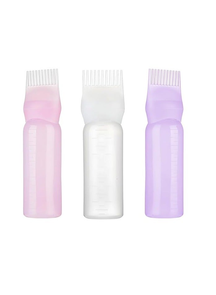 Generic Hair Oil Bottle, Oil Comb 120ML Hair Tools Hair Dye Applicator Brush Bottles Styling Tool Hair Coloring 1 PCS - Image 1