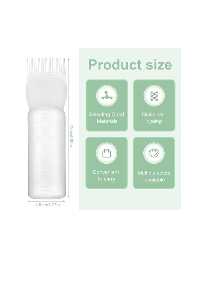 Generic Hair Oil Bottle, Oil Comb 120ML Hair Tools Hair Dye Applicator Brush Bottles Styling Tool Hair Coloring 1 PCS - Image 2