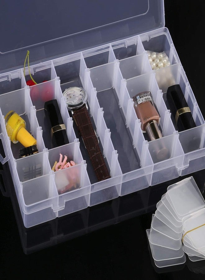 MOSHTU Plastic 36 Grid Cells Multipurpose Medicine Jewellery Cosmetic Storage Box - Image 1