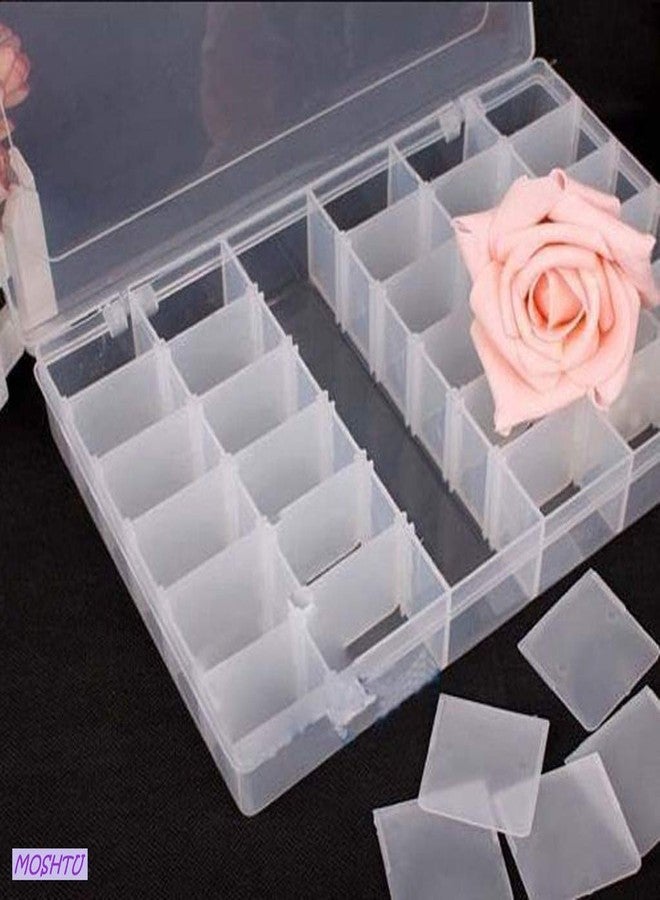 MOSHTU Plastic 36 Grid Cells Multipurpose Medicine Jewellery Cosmetic Storage Box - Image 2