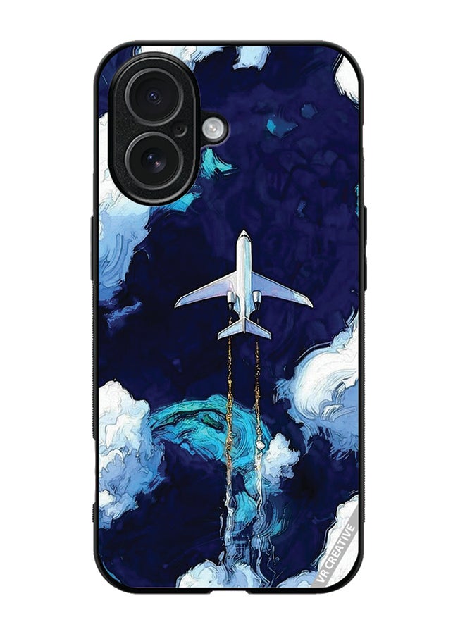 Protective Case Cover For Apple iPhone 17 Aeroplan Design Multicolour