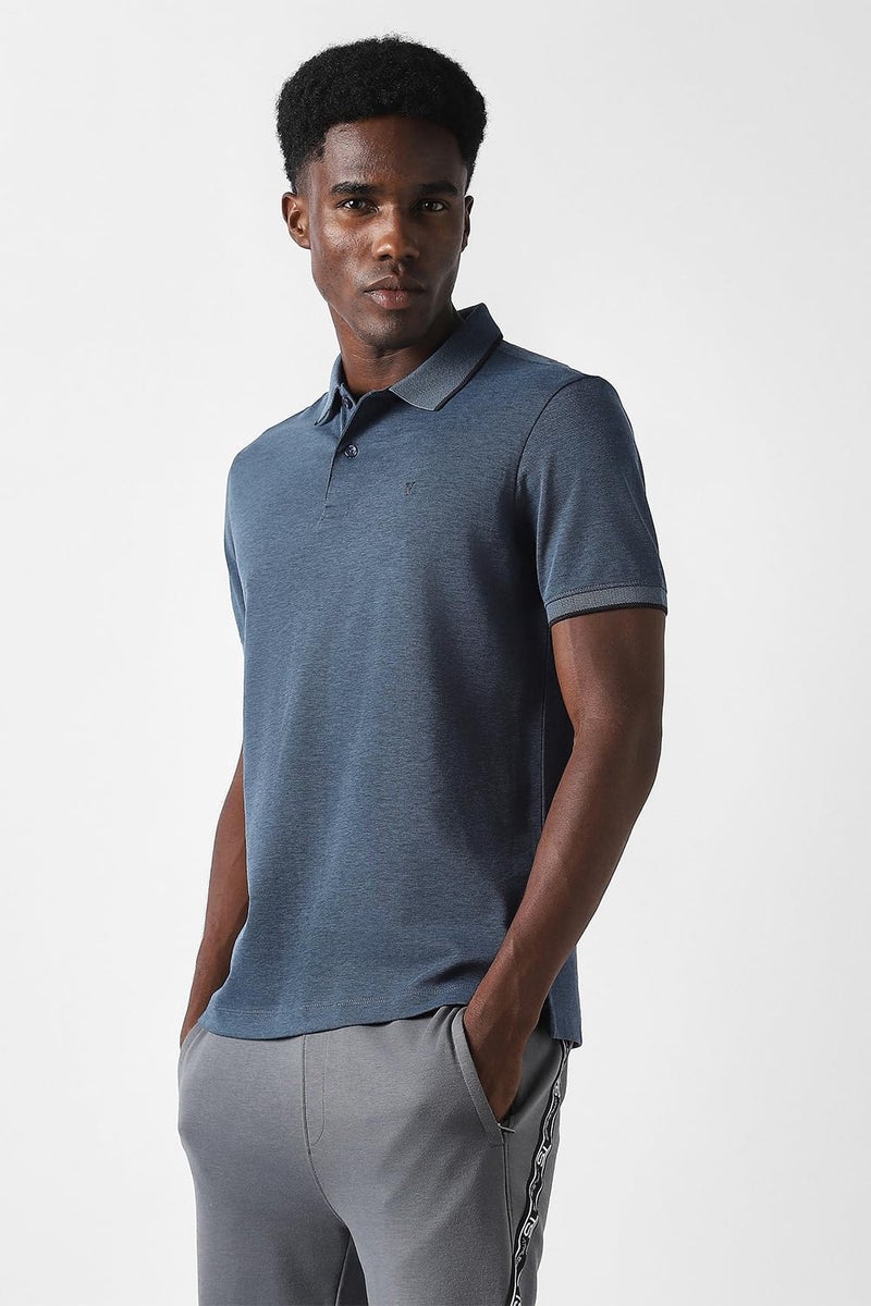 Van Heusen_Mens__T Shirt_(VFKPARGFJ14872_Teal_2XL) - Image 2