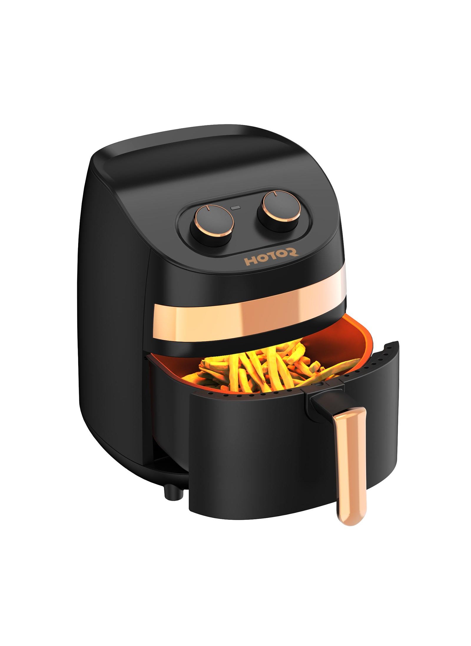 3.5L Air Fryer Household Multi-Functional Large Capacity Visual Air Fryer Smart Touch Color-Black 