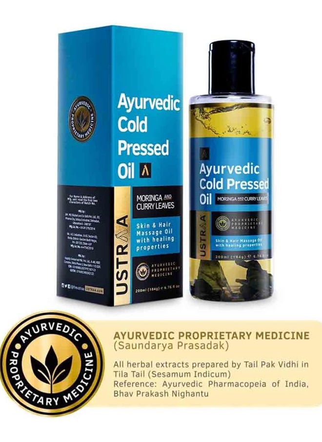 Ustraa - Ayurvedic Cold Pressed Oil 200ml - Image 1