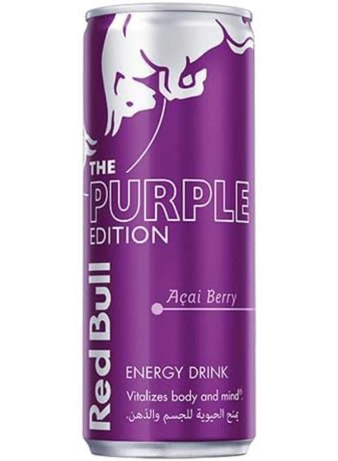 Red Bull Value Pack! 12x Red Bull The Purple Edition - Açaí Flavored Energy Drink (250ml) - Image 5
