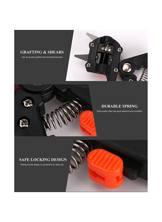 Generic - Professional Grafting Tools Grafter Pruner Kit Garden Fruit Tree Pruning Grafting Shears 2 in 1 Scissors Cutting Tool Kit Set with Replaceable Blades - Image 1