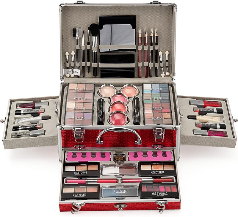 AllInOne Makeup Kit MKNZOME Complete Makeup Gift Set Full Kit Combination with Eyeshadow Blush Lipstick Concealer etc Essential Starter Bundle for Women Pro Multipurpose Beauty Cosmetic Set1