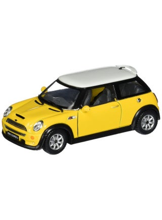 KiNSMART Mini Cooper S 5inch 1:28 Scale Die Cast Metal Model Toy Cars Yellow - pzsku/ZF9C96FE51DD3C6C421E7Z/45/1749925063/8f3dbc9b-fd3d-4ec4-ba33-261c90ad0f30