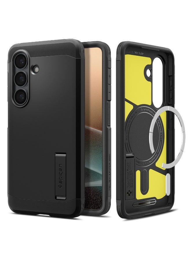 Spigen Tough Armor MagFit for Samsung Galaxy S26 Case [MagSafe] Cover (2026) - Black - Image 1
