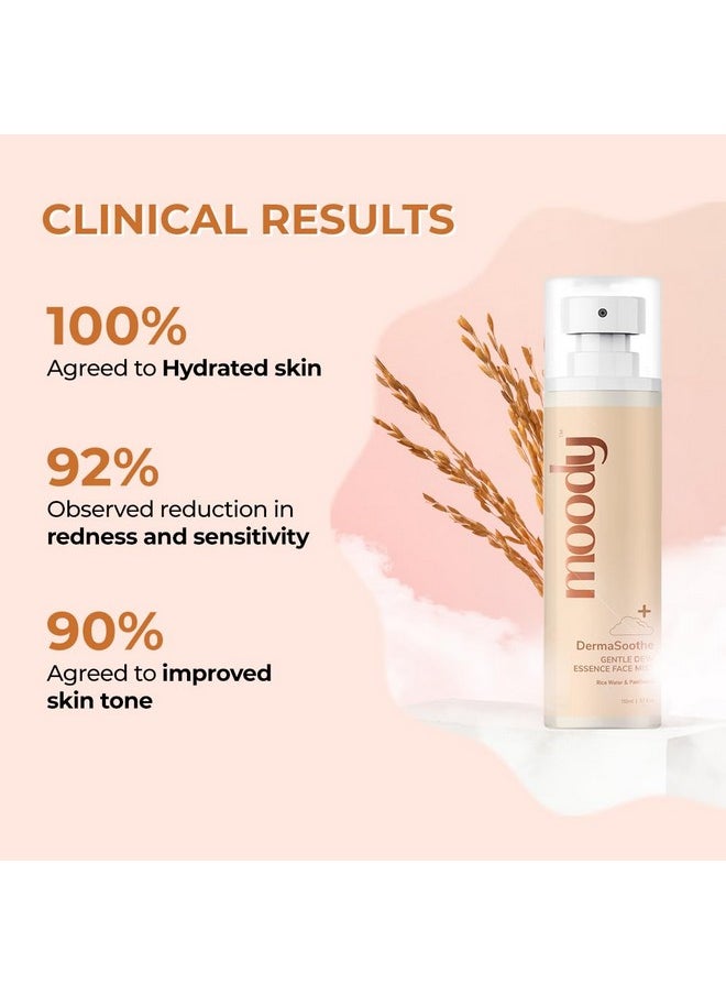 مودي - Dermasoothe Brightening Face Mist & Essence Toner With Rice & Ceramides | تقوية حاجز البشرة | للحصول على بشرة كورية صافية وزجاجية ومشرقة ومرطبة | تونر خالٍ من الكحول | نباتي 100% | 110 مل - Image 1