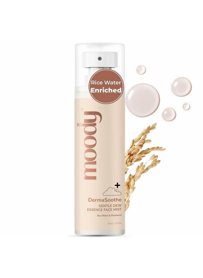  مودي - Dermasoothe Brightening Face Mist & Essence Toner With Rice & Ceramides | تقوية حاجز البشرة | للحصول على بشرة كورية صافية وزجاجية ومشرقة ومرطبة | تونر خالٍ من الكحول | نباتي 100% | 110 مل - Image 1