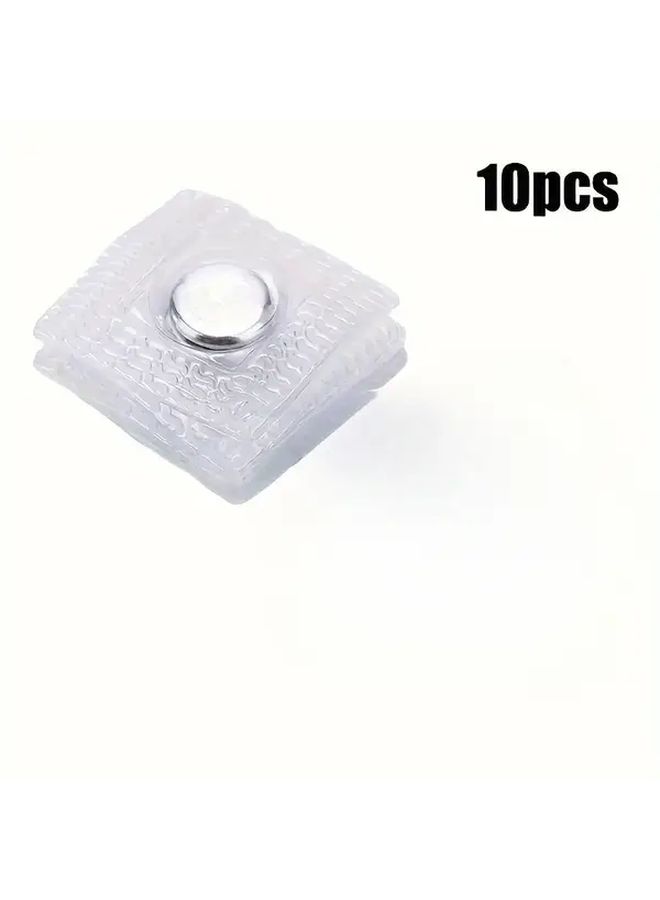 10 Pcs Magnetic Snap Buttons Invisible Buckles For Bags Clothing Curtains Hidden Round Closures Fasteners No Show Design - Image 3