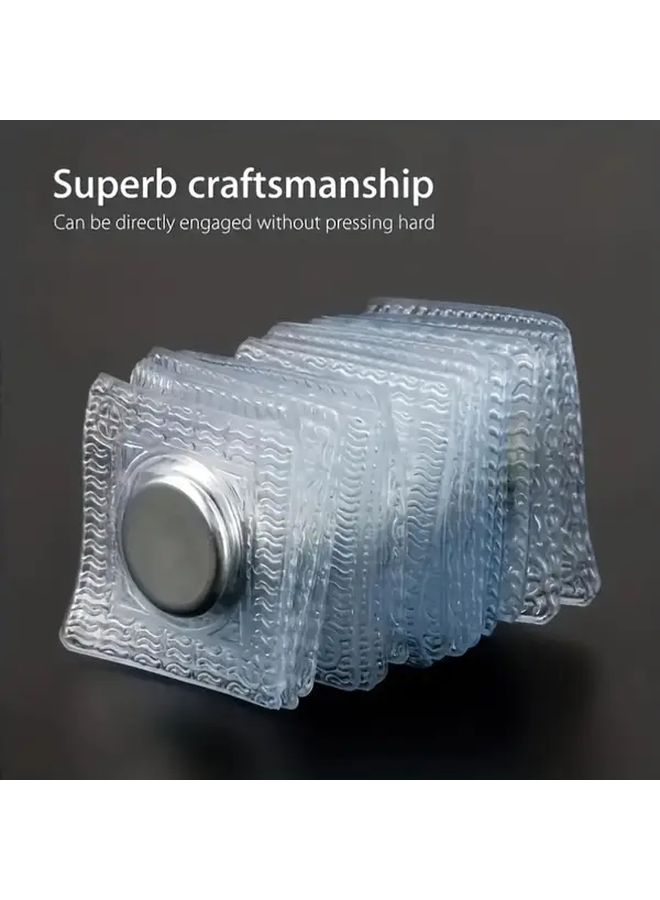 10 Pcs Magnetic Snap Buttons Invisible Buckles For Bags Clothing Curtains Hidden Round Closures Fasteners No Show Design - Image 2