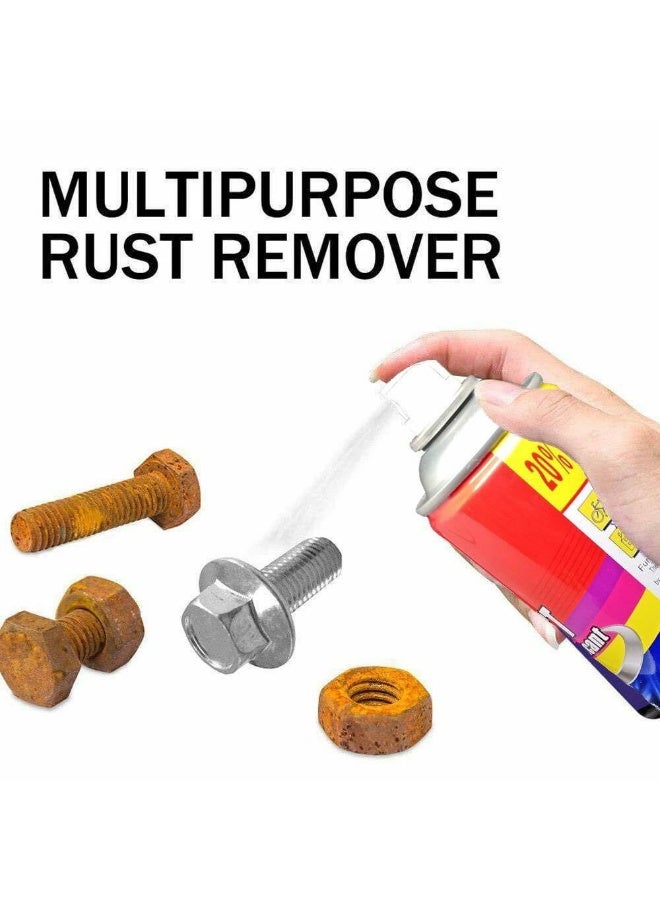 بخاخ مزيل الصدأ السحري - تركيبة شديدة التحمل سعة 400 مل للأسطح المعدنية والأدوات والمعدات - بخاخ سريع المفعول لتنظيف التآكل والحماية - Image 4