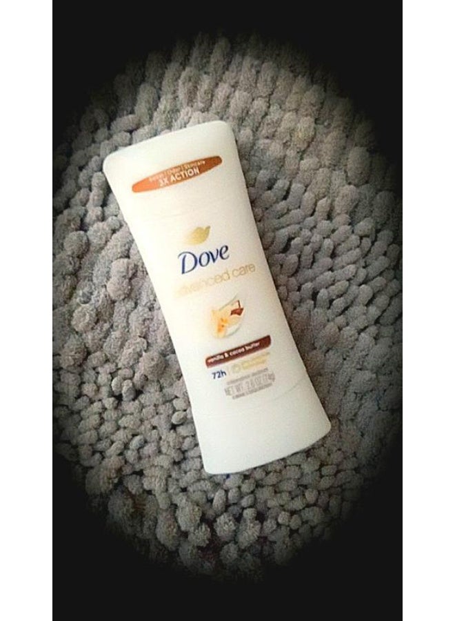 دوف مزيل عرق دوف أدفانسد كير المضاد للتعرق برائحة الفانيليا وزبدة الكاكاو، مزيل عرق مضاد للتعرق بتقنية برو-سيراميد، يوفر تحكمًا في الرائحة لمدة 72 ساعة وحماية من التعرق طوال اليوم، 74 غرامًا - Image 2