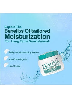 VENUSIA Moisturizing Cream By Dr. Reddy'S I Body & Face Cream For Dry To Very Dry Skin Iwith Aloe Vera, Vitamin E And Squalene I Upto 24 Hrs Hydration I Non Comedogenic, Non Greasy I 100G  - Image 5