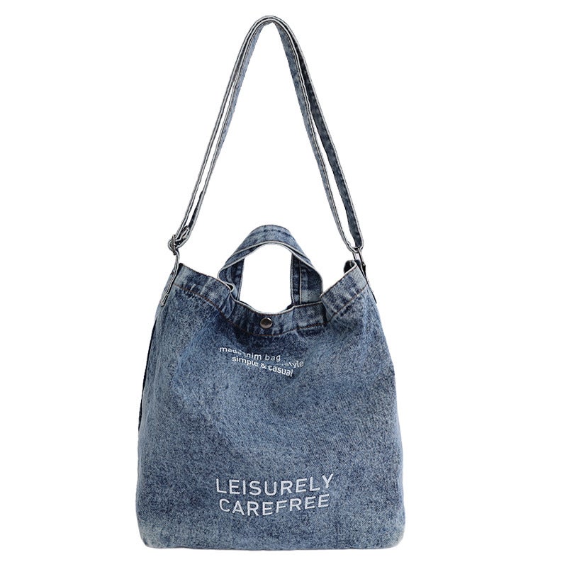 Women's Denim Shoulder Bag - Image 5
