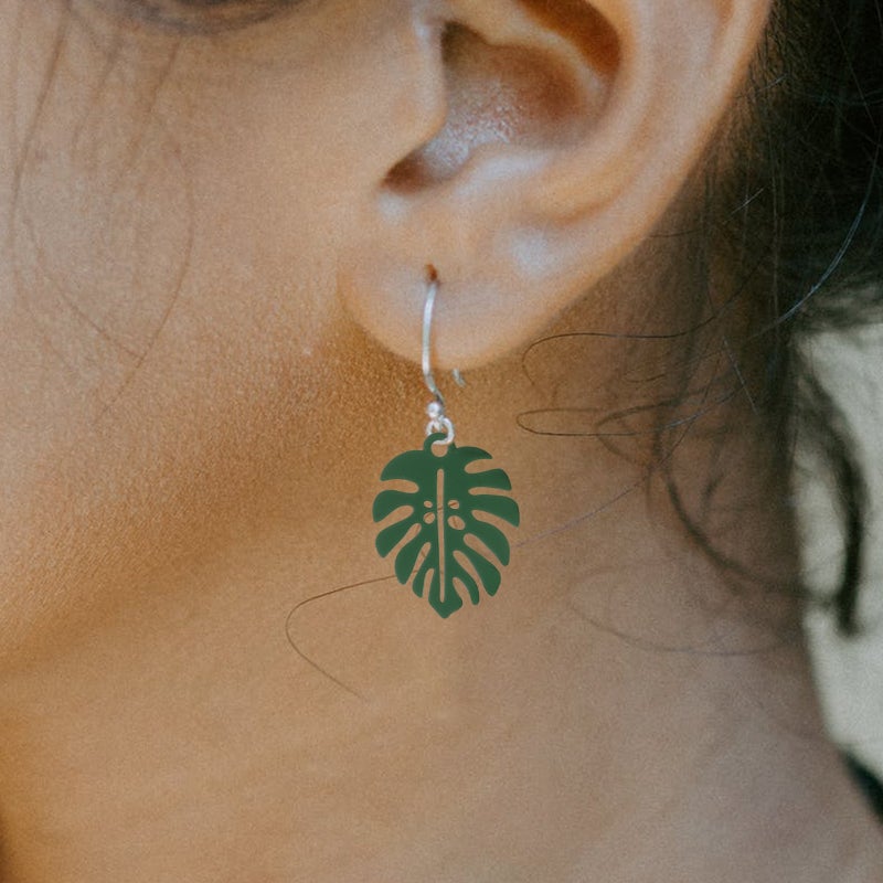 50Pcs Monstera Leaf Charms Alloy Leaves Charms Hollow Leaf Metal Pendants DIY Jewelry Charms - Image 3
