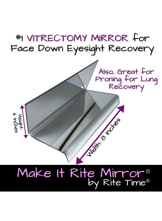 Make It Rite Mirror It Rite Mirror For Face Down Vitrectomy Eyesight And Proning Lung Recovery Easy To Watch Tv During Face Down Recovery Invented In 1994 - Image 2