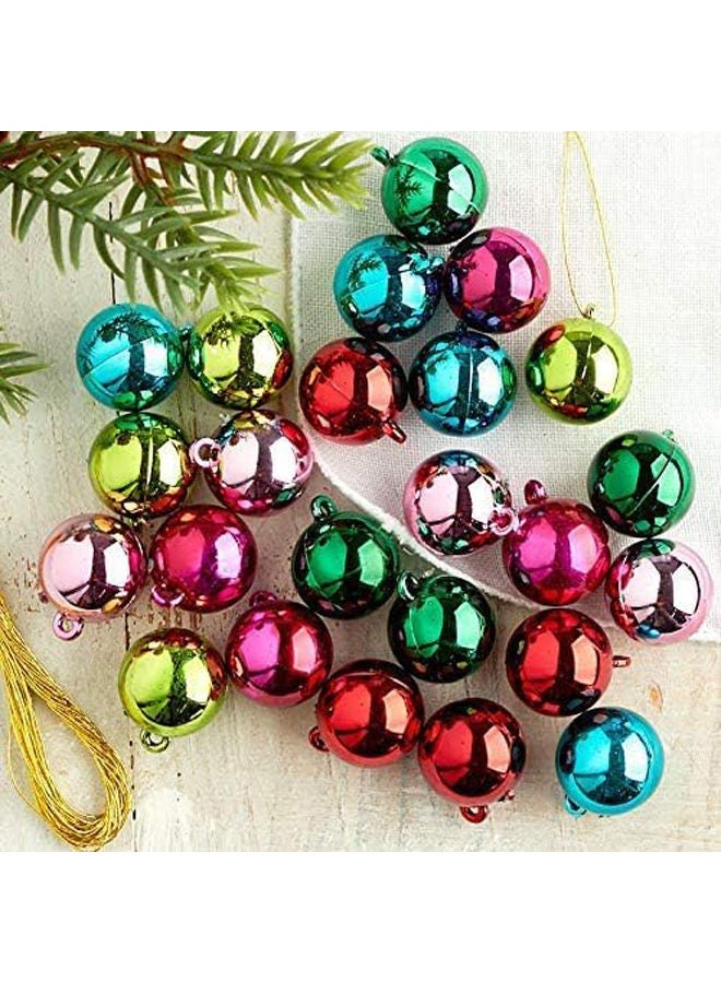 كرات صغيرة لتزيين شجرة الكريسماس 12 قطعه - Image 4
