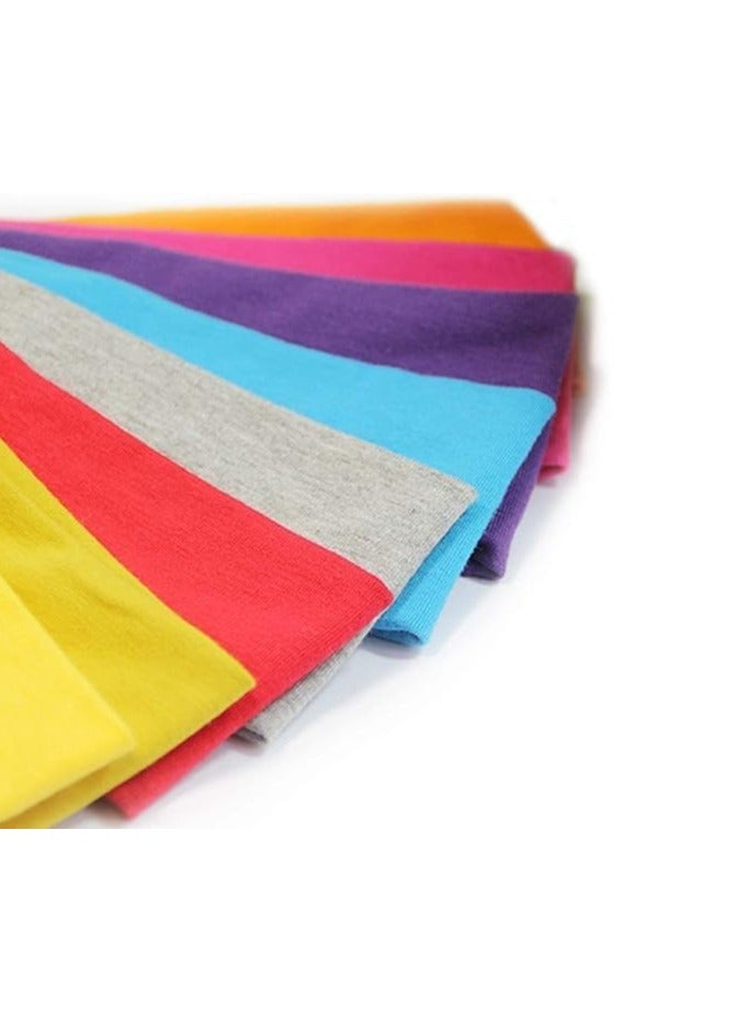 شريط راس عريض للغاية 7 سم سادة قابل للتمدد للجنسين عصابة راس ناعمة لليوجا (كحلي) - Image 3