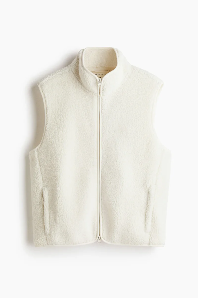 Loose Fit Teddy sports gilet