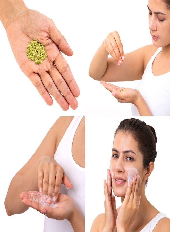 Brillare Powder face wash Combo, Neem, Vitamin C & Rose facewash, for Oily, Acne Prone, Pigmented, Ageing, Dry and Dull skin, 15 gram each - Image 5
