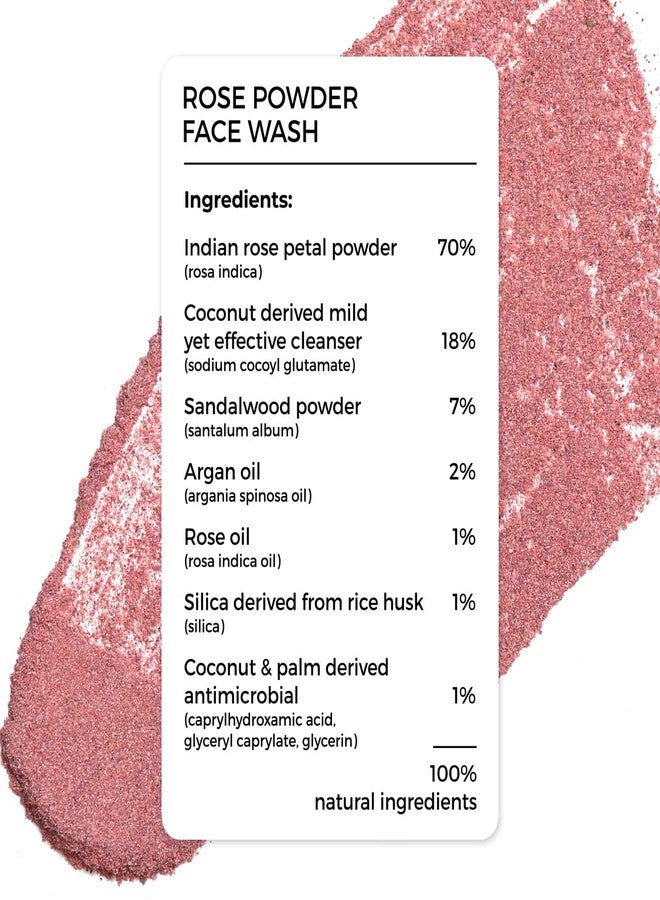 Brillare Powder face wash Combo, Neem, Vitamin C & Rose facewash, for Oily, Acne Prone, Pigmented, Ageing, Dry and Dull skin, 15 gram each - Image 4