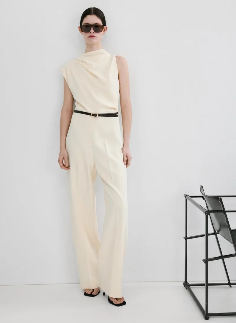 مانجو Asymmetric long jumpsuit